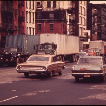 Lower Manhattan in 1973