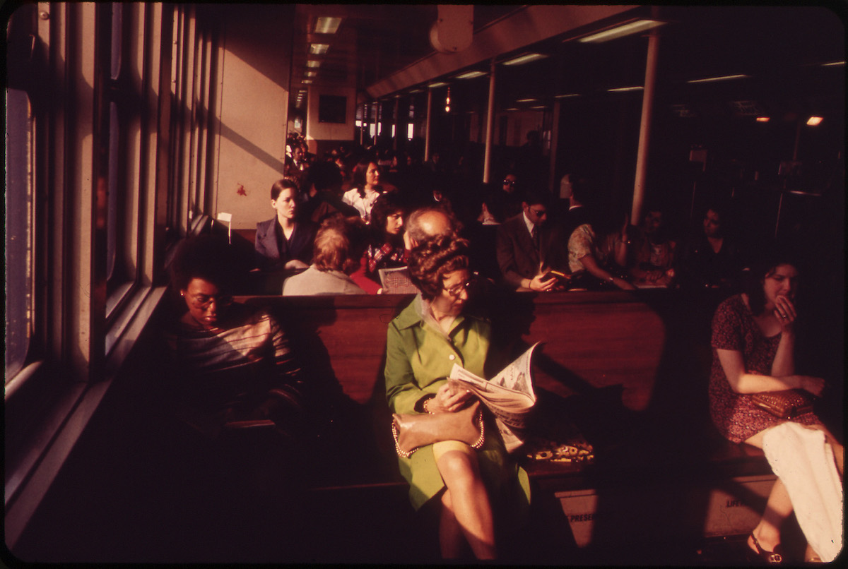 Interlude for Relaxation on the Staten Island Ferry 05/1973