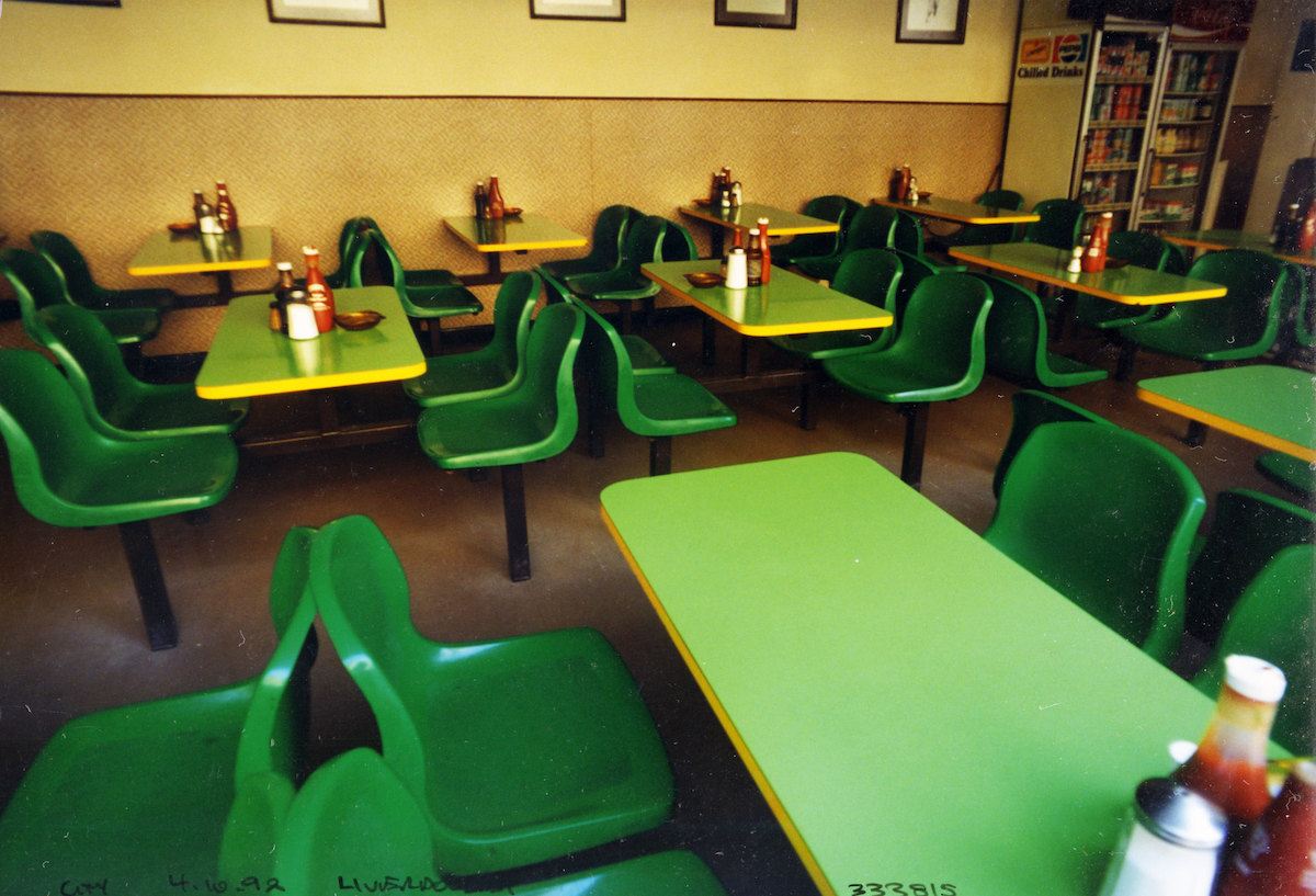 Cafe, Liverpool St, City, 1992