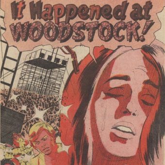 Woodstock Festival Comics from the 1970s