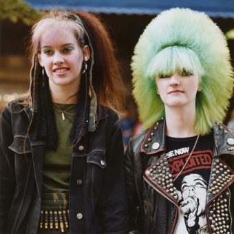 British Punks in the 1980s by Shirley Baker
