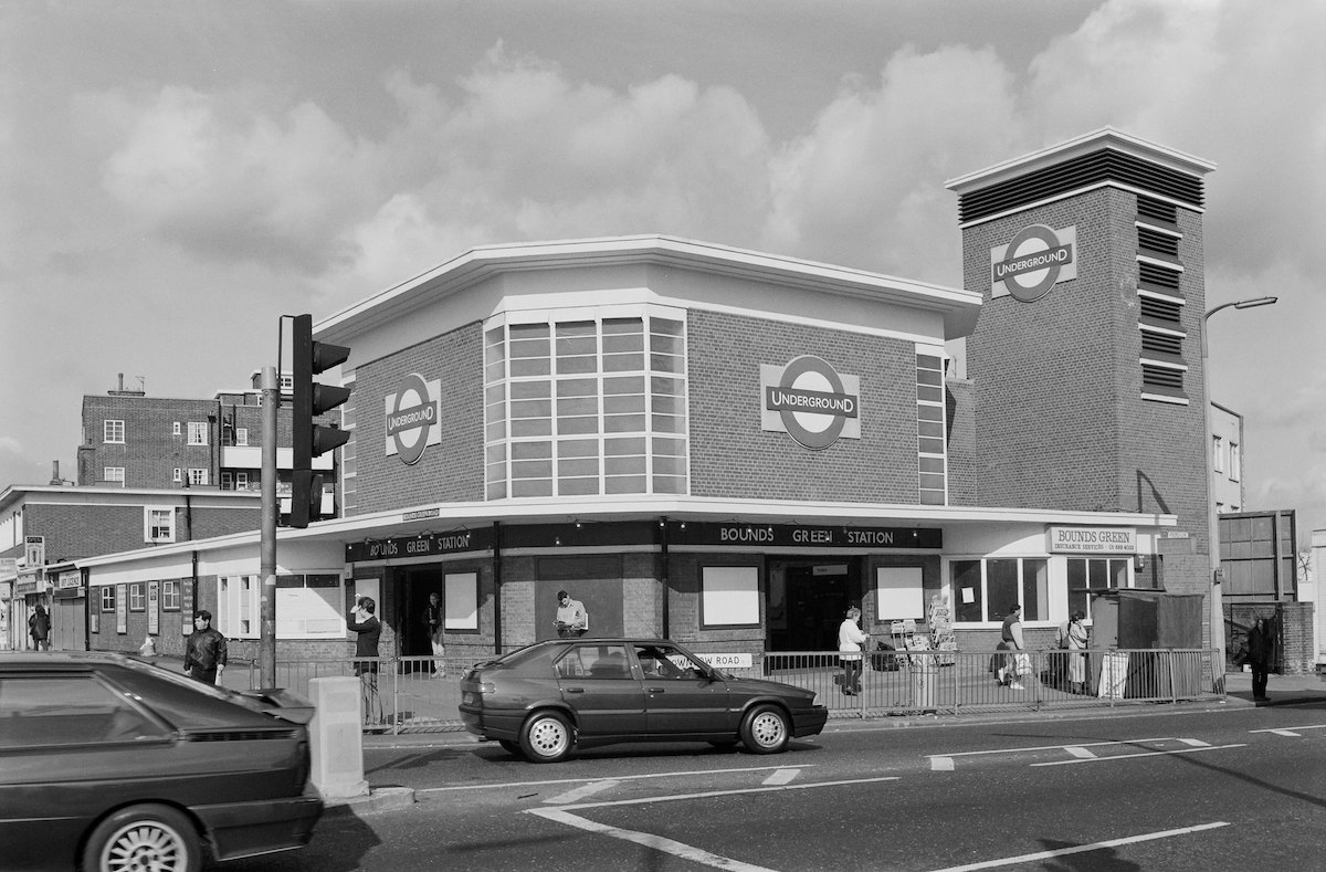 Bounds-Green-Station-a-Underground-Bounds-Green-Rd-Bounds-Green-Haringey-1994