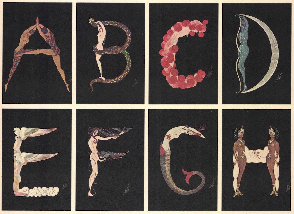 Erte alphabet-