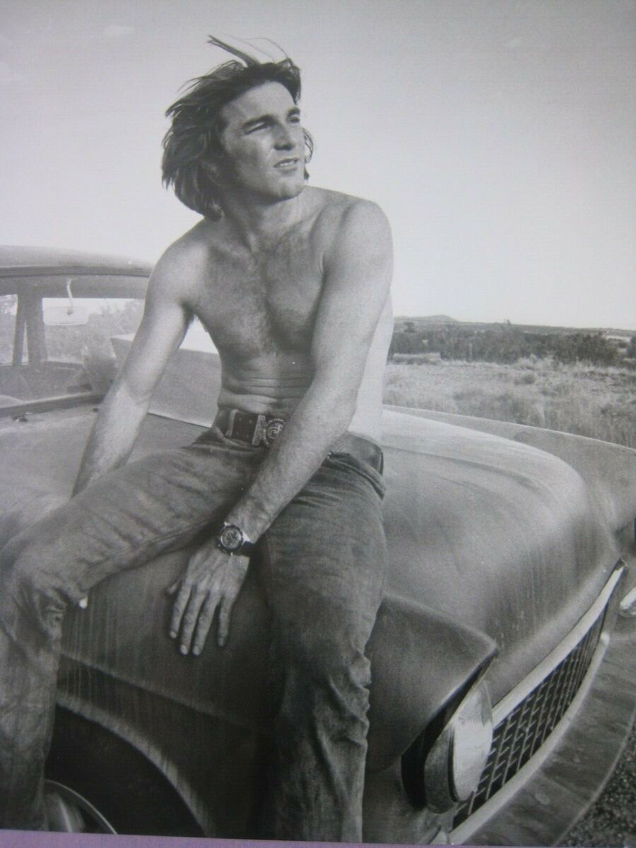 

More details
Cropped 1971 promotional photo of Dennis Wilson for "Two-Lane Blacktop".