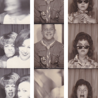 Found Vintage Photobooth Pictures