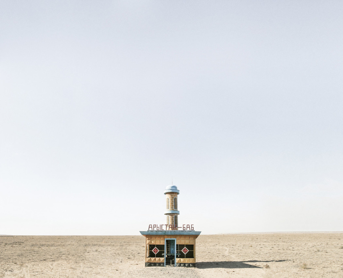 Soviet busstop Aralsk, Kazahkstan. Photography- Christopher Herwig