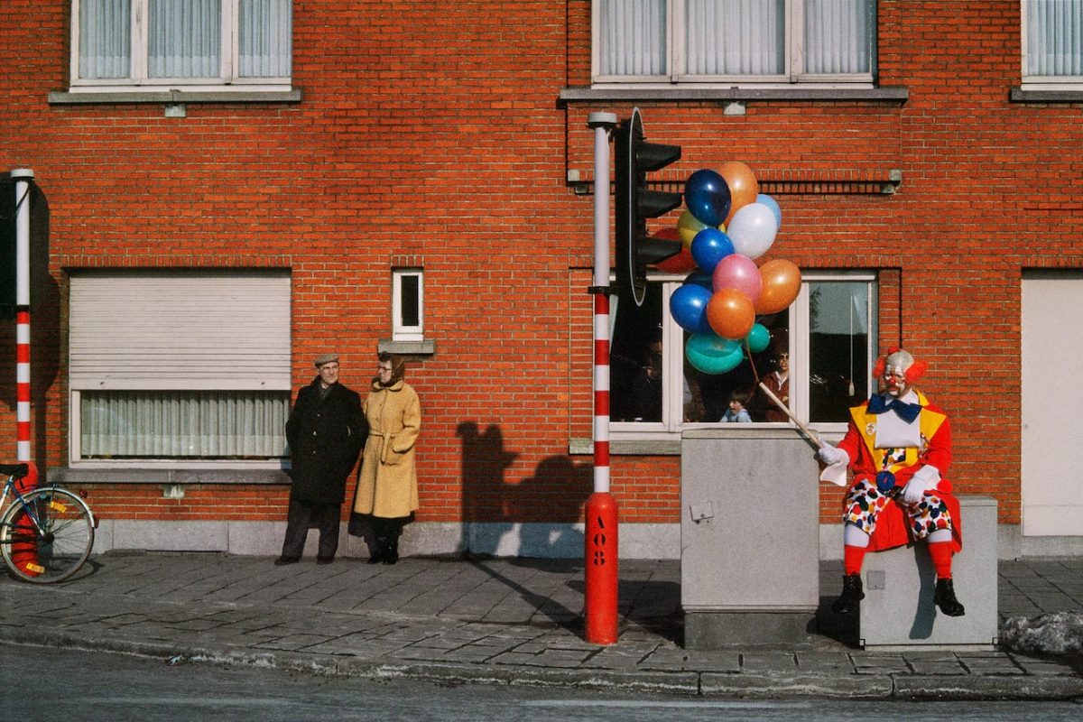 Carnival in Malmedy, 1988. Photo Harry Gruyaert, Courtesy Gallery FIFTY ONE