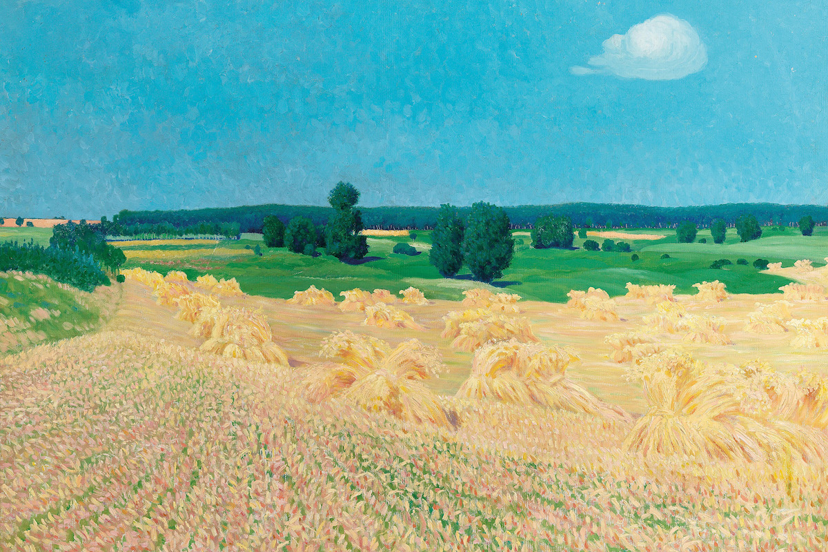 Gustav Wunderwald Sommerlandschaft 1914 (detail)