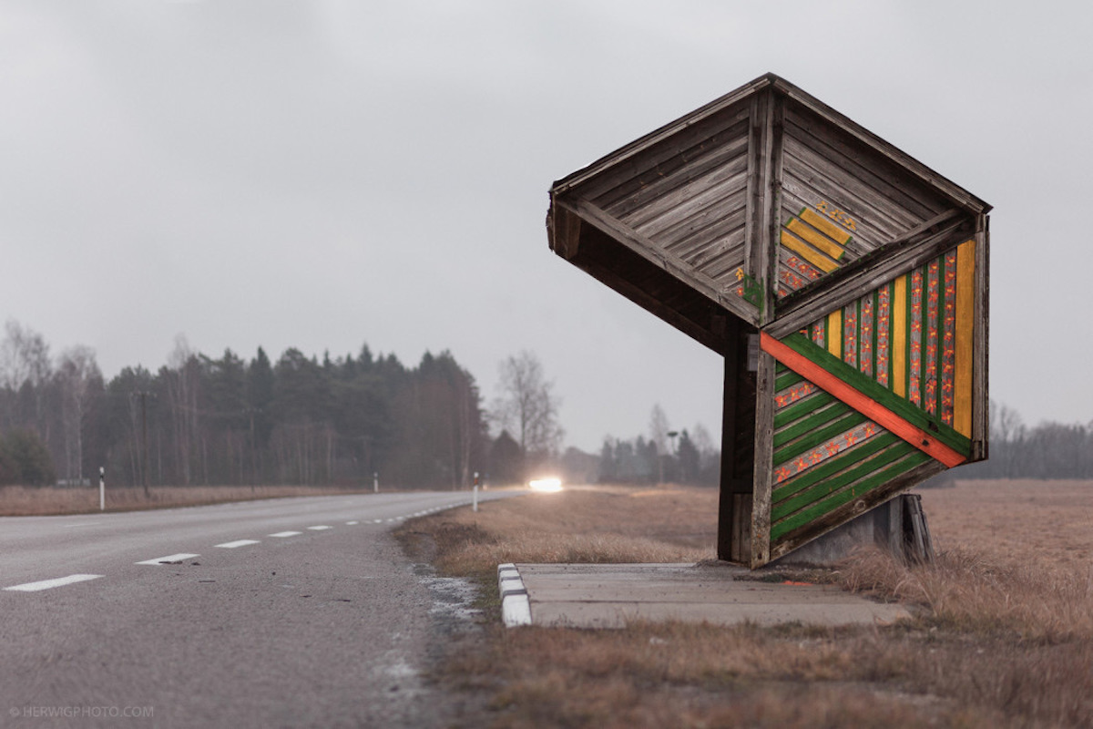 Soviet bus stops