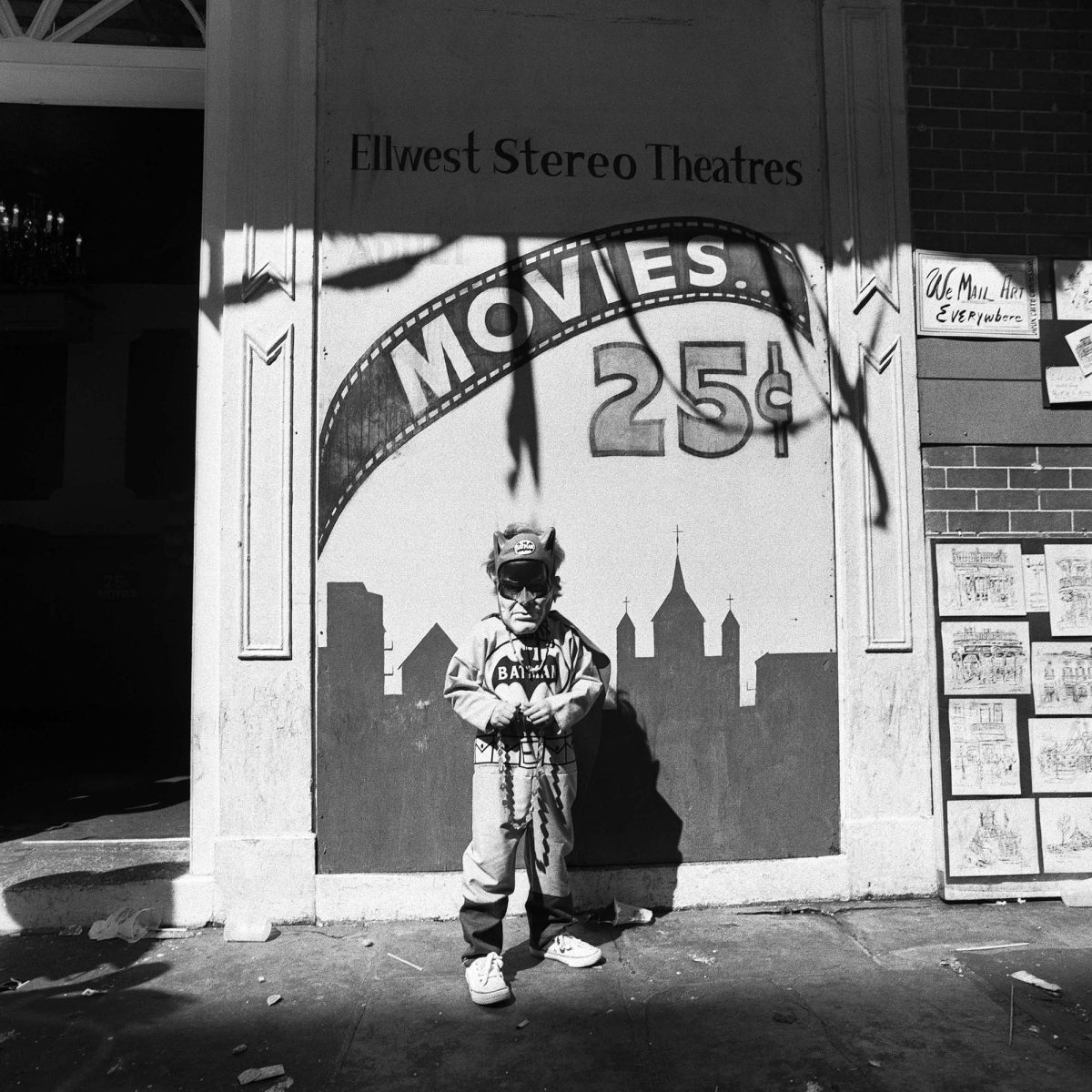 “MOVIES 25¢ Bat Boy” (1977). New Orleans, Louisiana