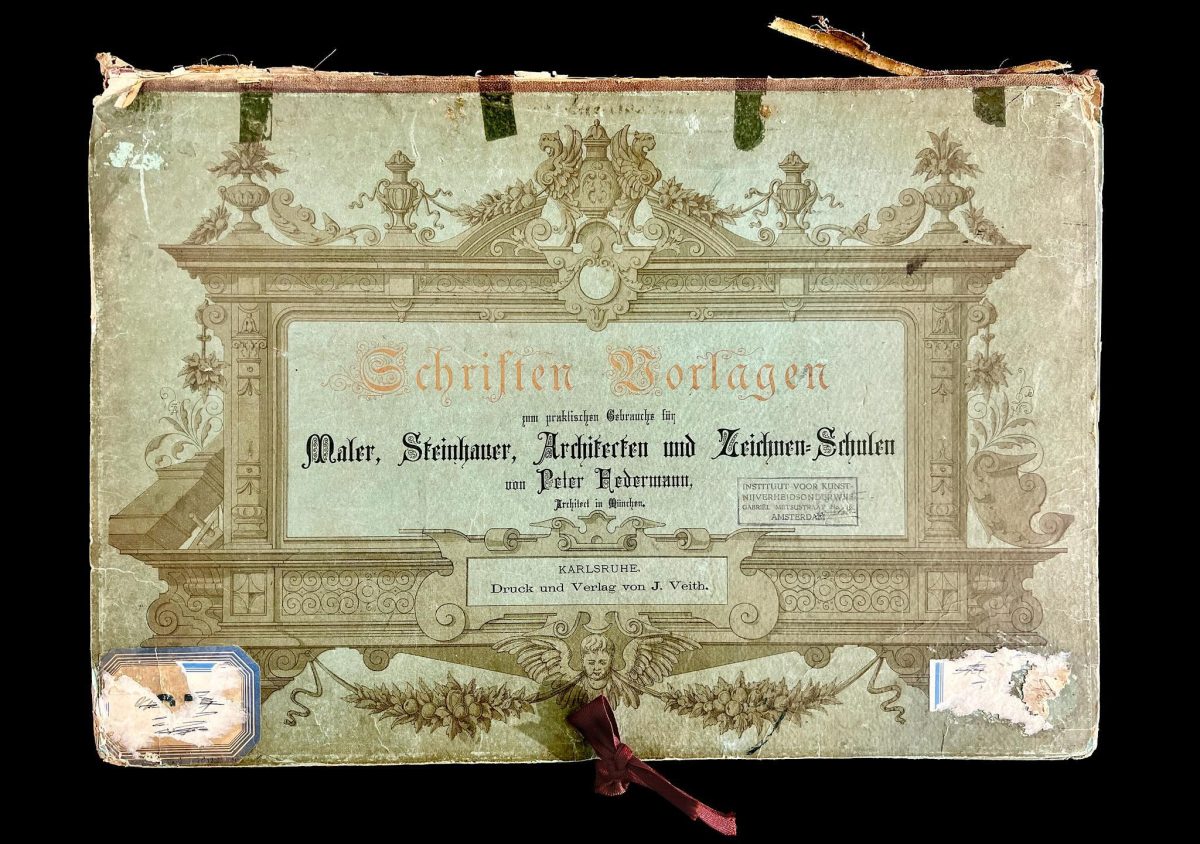 Peter Federmann, Schriften Vorlagen zum Praktischen Gebrauche für Maler, Steinhauer, Architecten und Zeichnen-Schulen, printed and published by J. Veith, Germany, ca. 1880.