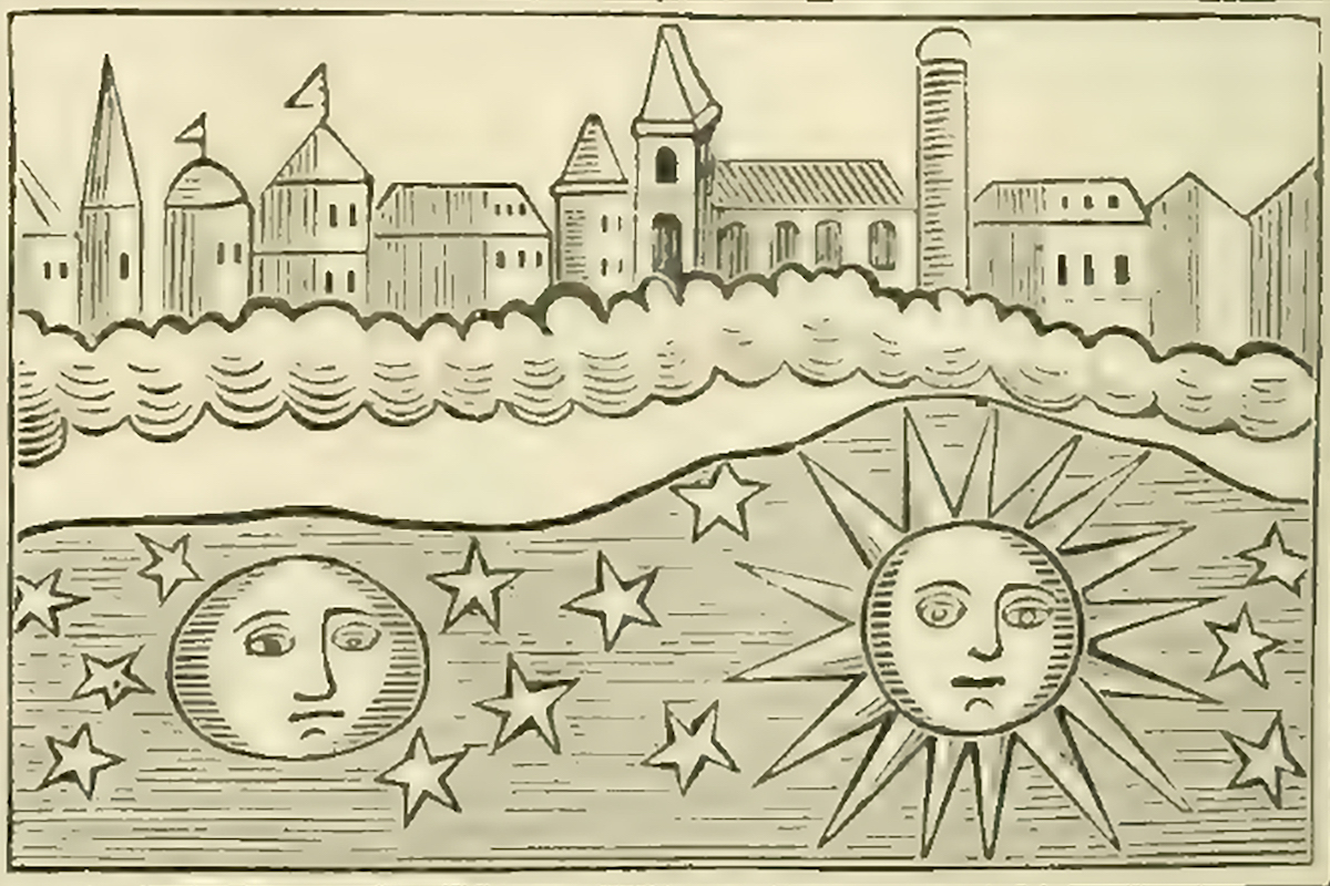 Sun Moon Stars and Earth Transposed