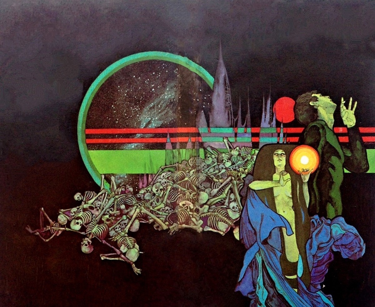 Bob Pepper cover art for The Omega Point by George  Zebrowski