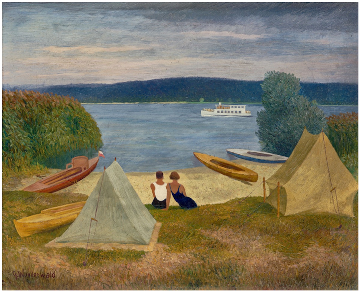 Wochenende am See Date circa 1930