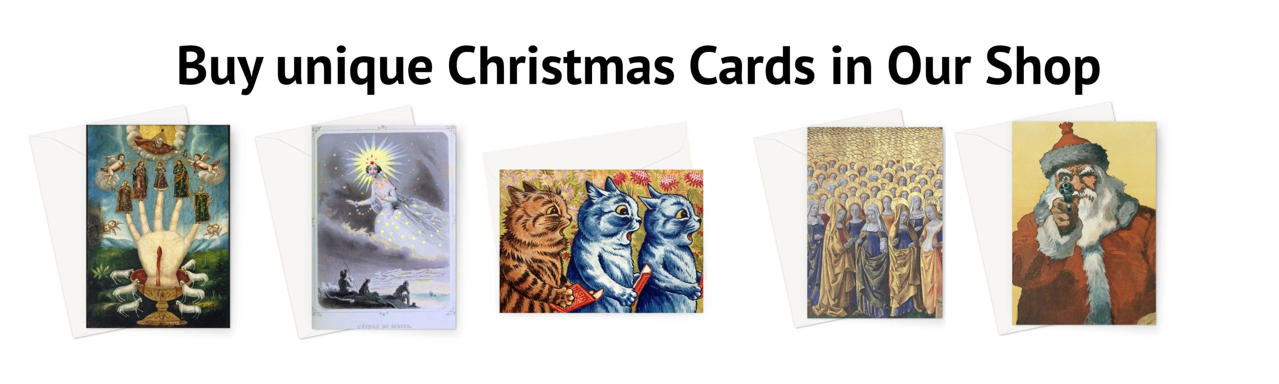 Christmas cards banner