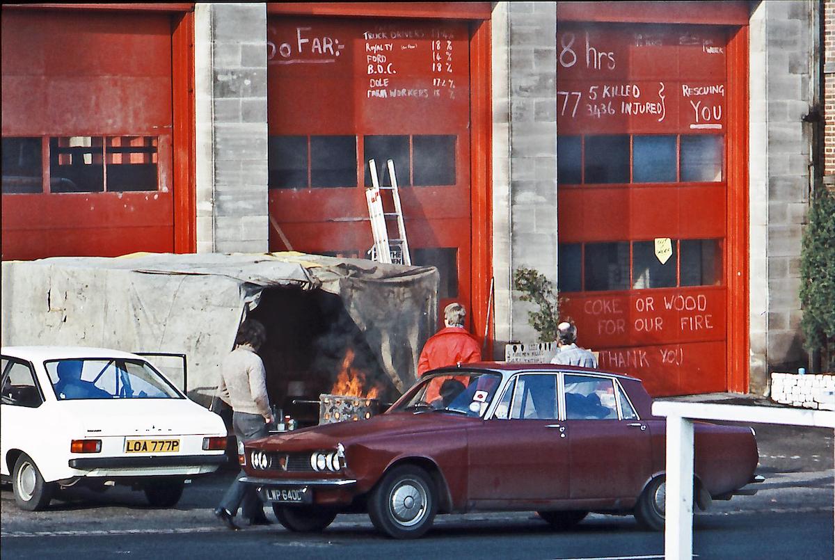 Firemen's Picket, Wolverhampton, November 201977