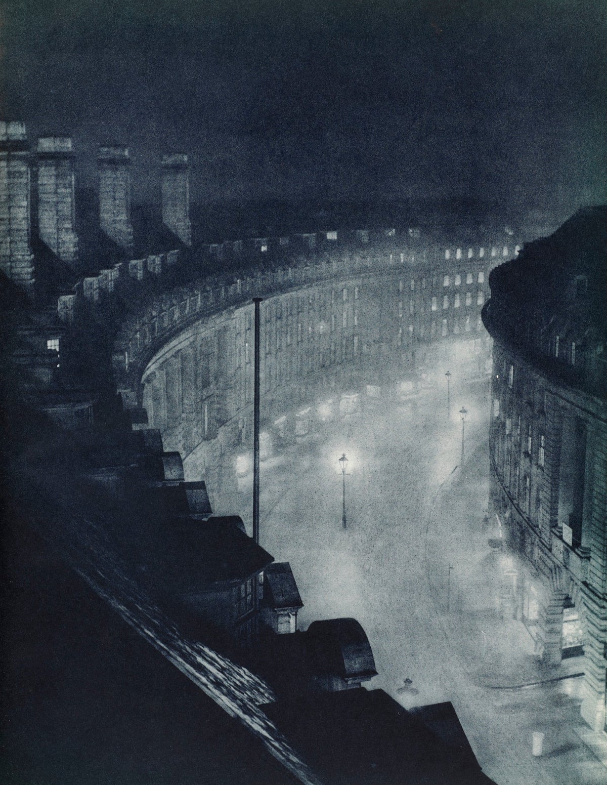 Regent Street at night 1934