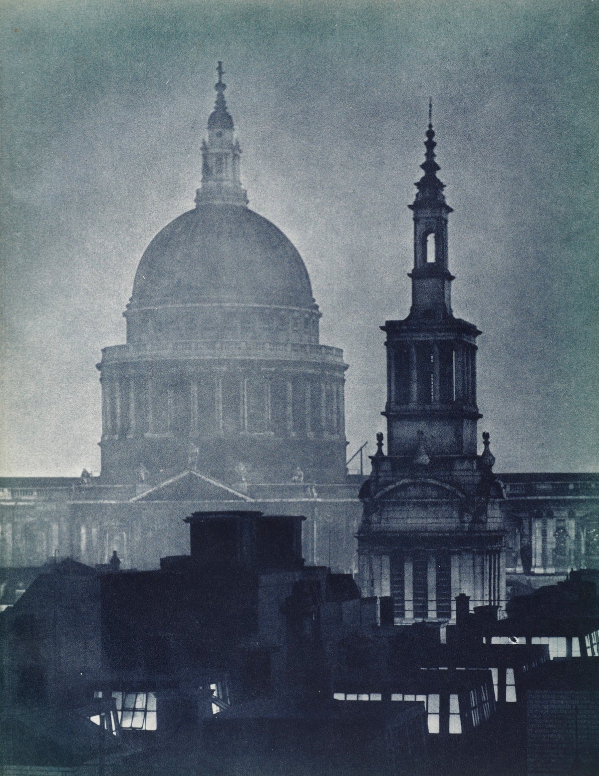 St. Pauls Catherdral at night 1934