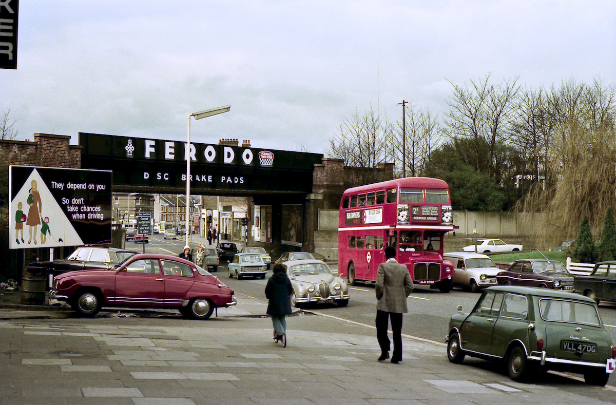 Tulse Hill station on 16th March 1975.