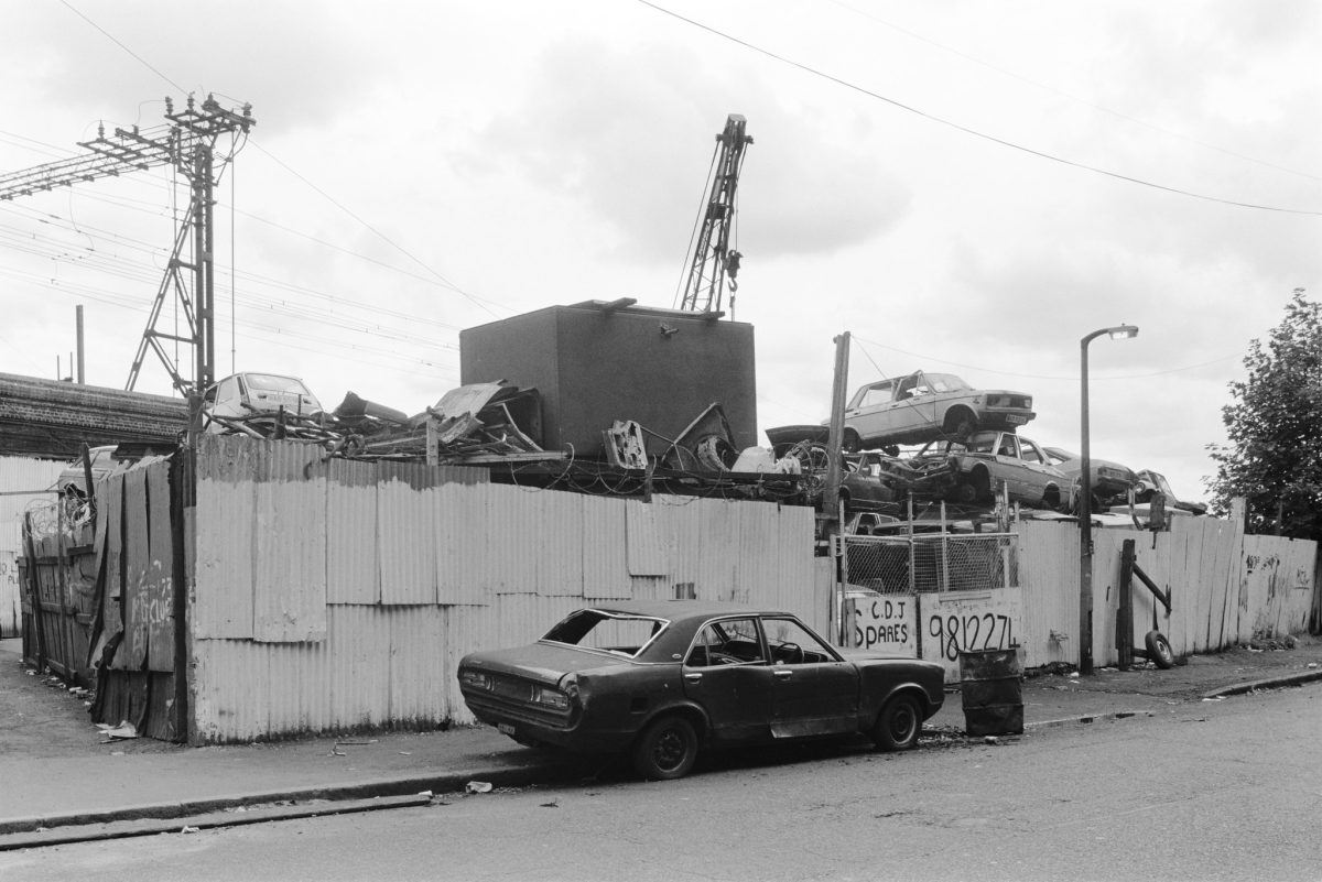 Car spares, Cantrell Rd, Bow, Tower Hamlets, 1988