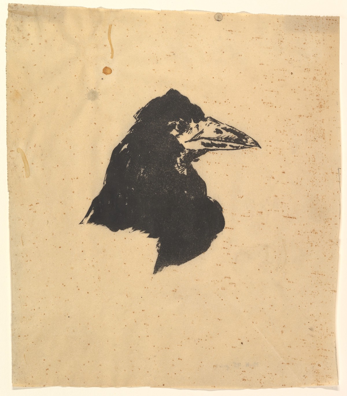 Design for the poster and cover for "The Raven" by Edgar Allan Poe Edouard Manet French.jpg