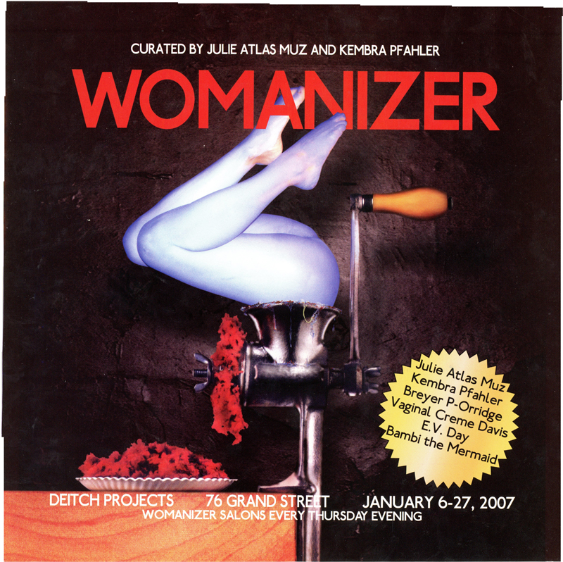 Kembra Pfahler & Julie Atlas Muz, Womanizer, Deitch Projects, Artforum Advertisement, 2007