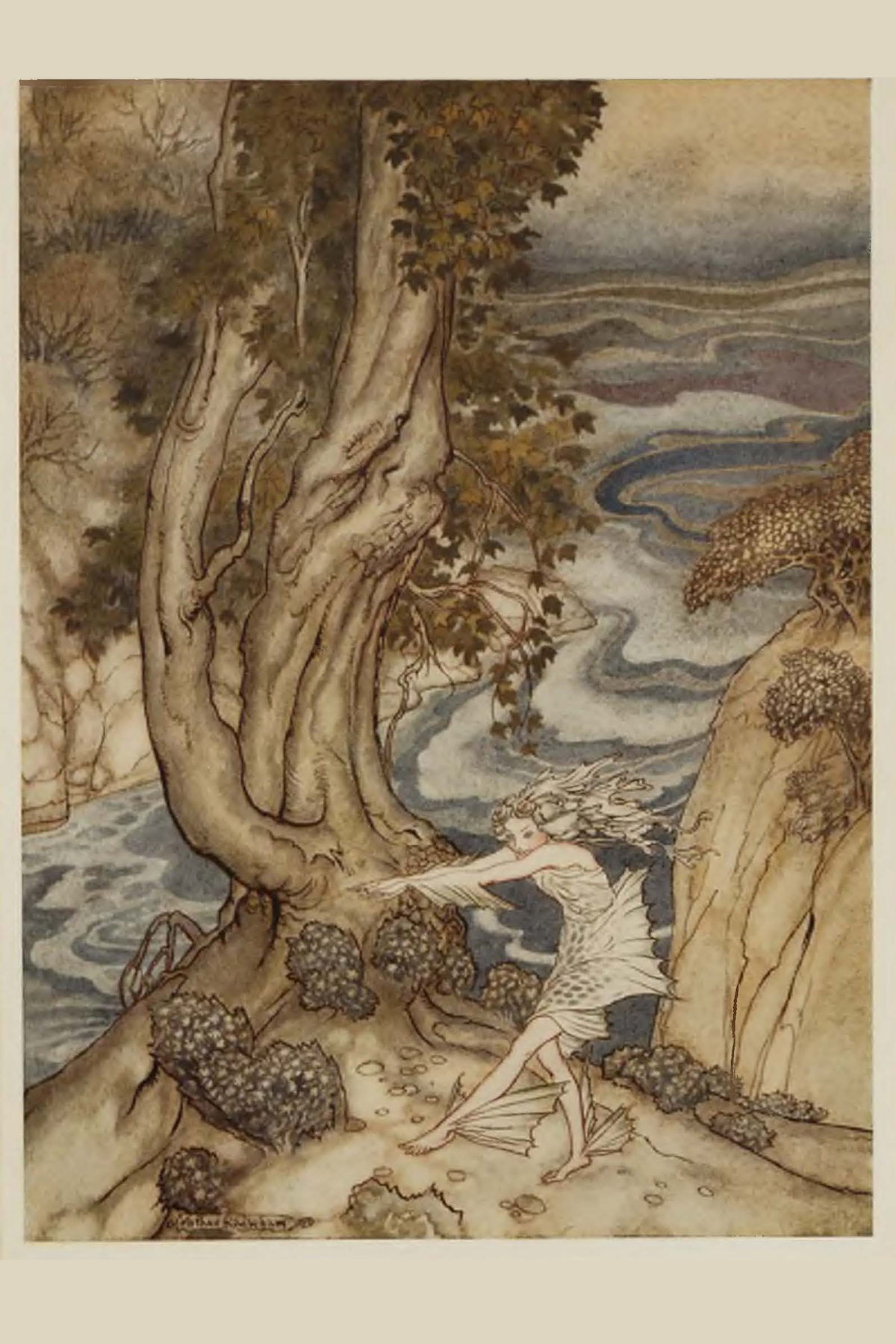 The Tempest Illustrated by Arthur Rackham