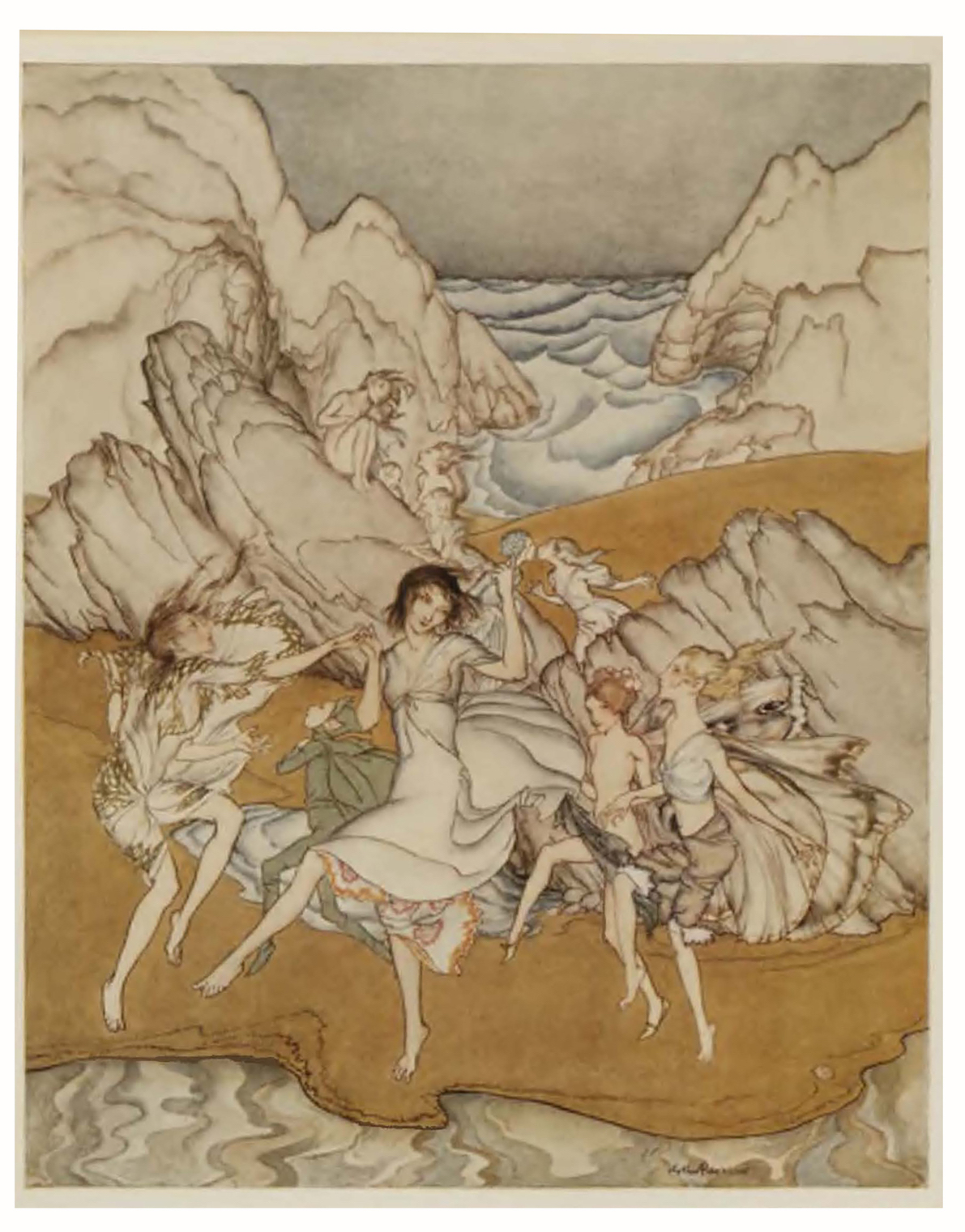 The Tempest Illustrated by Arthur Rackham