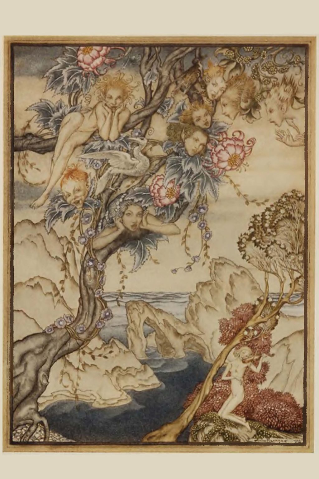 Arthur Rackham’s Fantastic Illustrations for The Tempest, 1926 - Flashbak