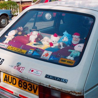 Snapshots of Cars On The Streets of London in the 1980s