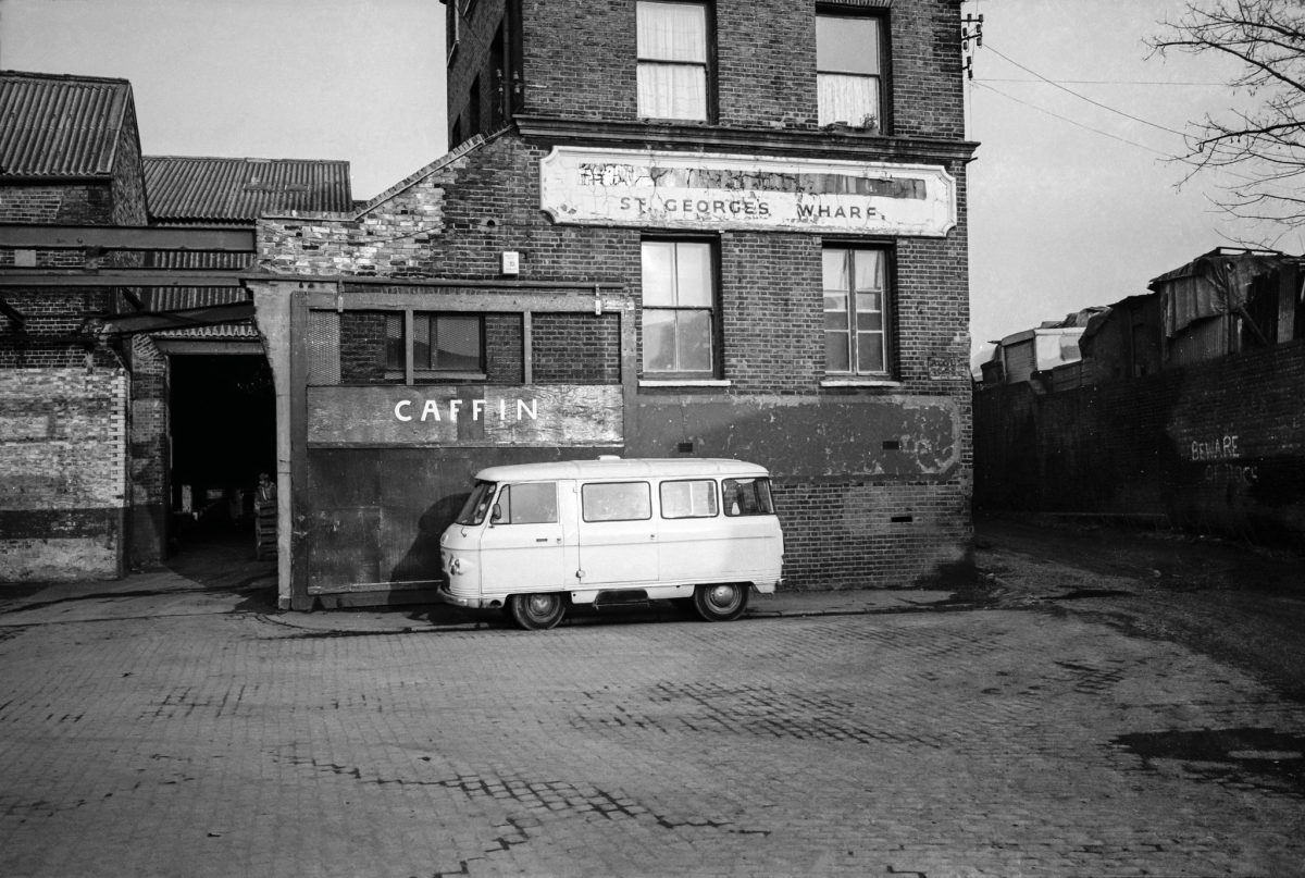 St George's Wharf, Deptford, Southwark. 1982