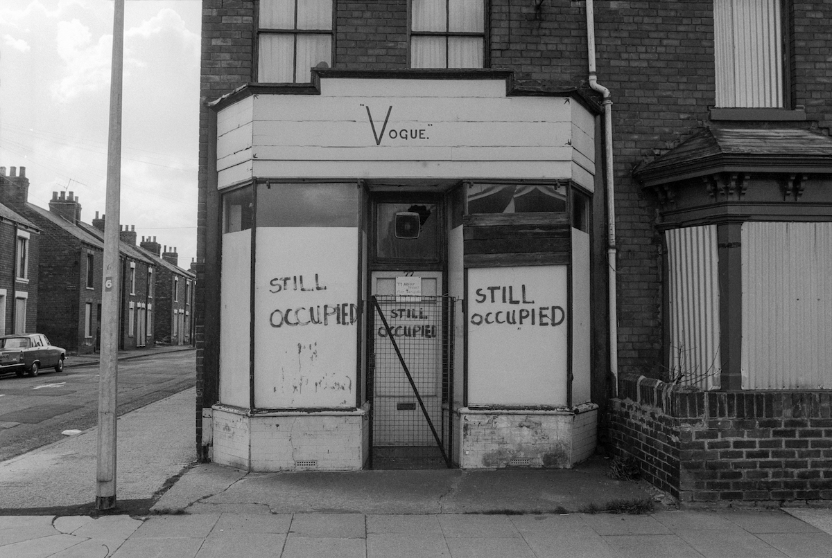 Still Occupied, Vogue, Closed Shop, Argyle St, Hull, 1980