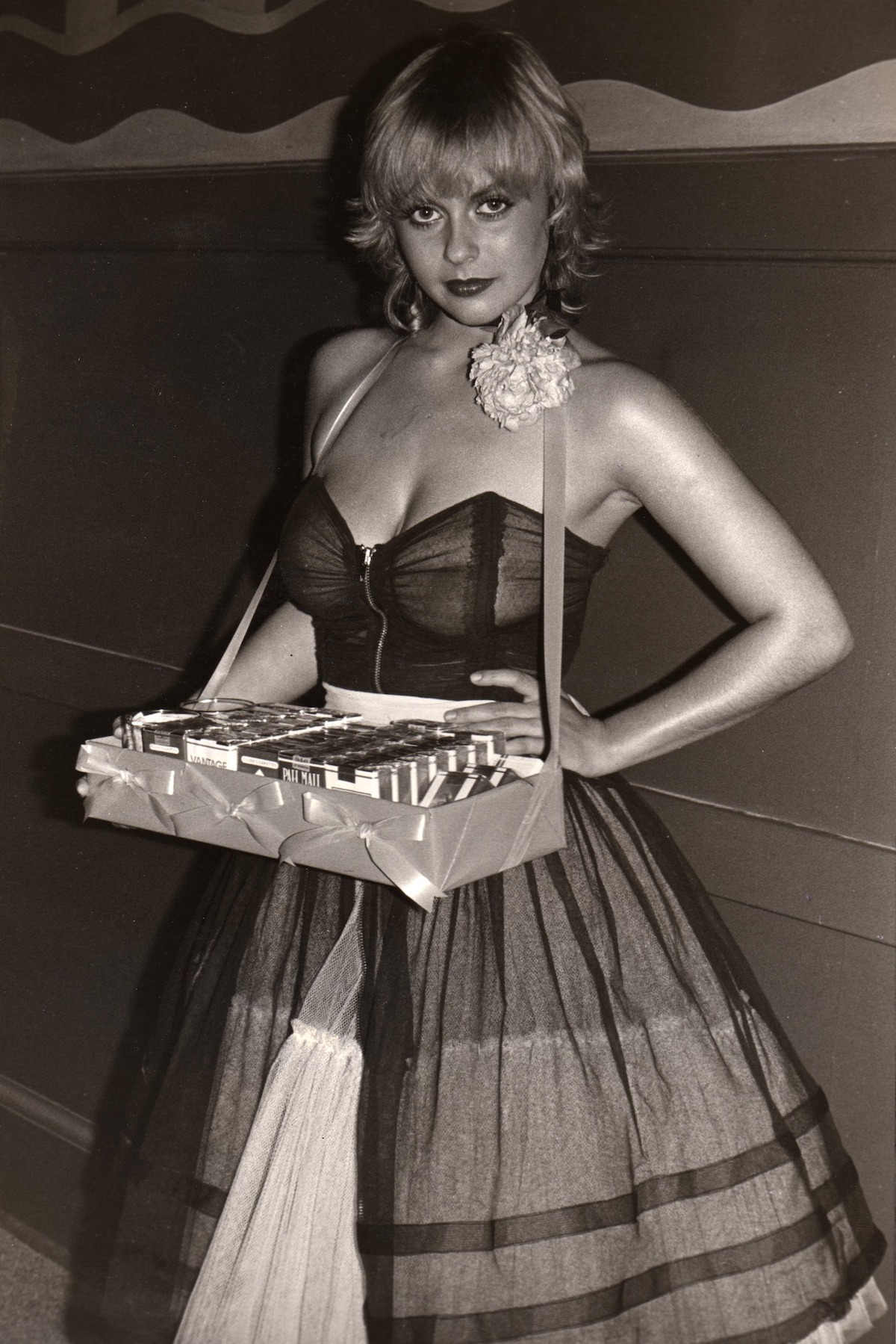 1984:85 Cigarette Girl at the Ritz. 