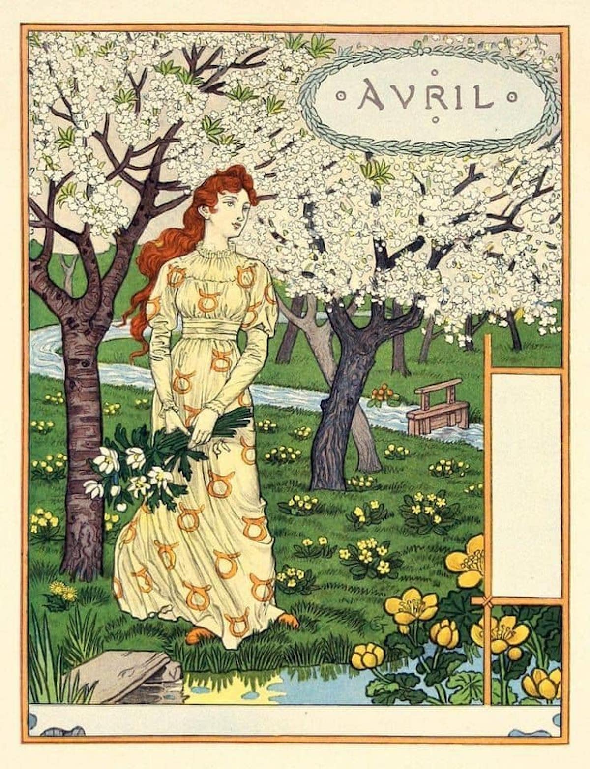  Eugène Grasset calendar