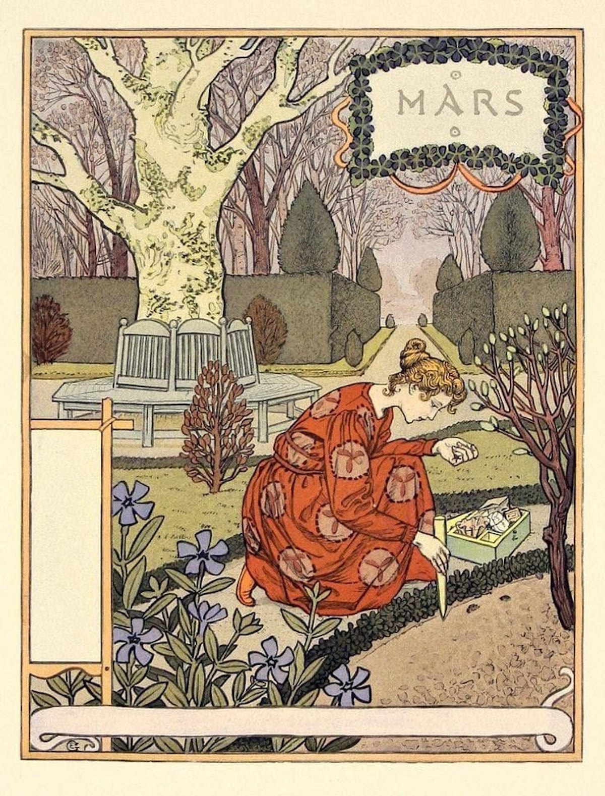  Eugène Grasset calendar