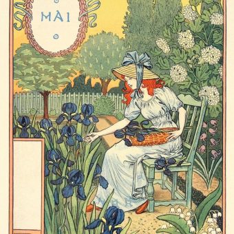 The Months: Gardens of Art by Eugène Grasset