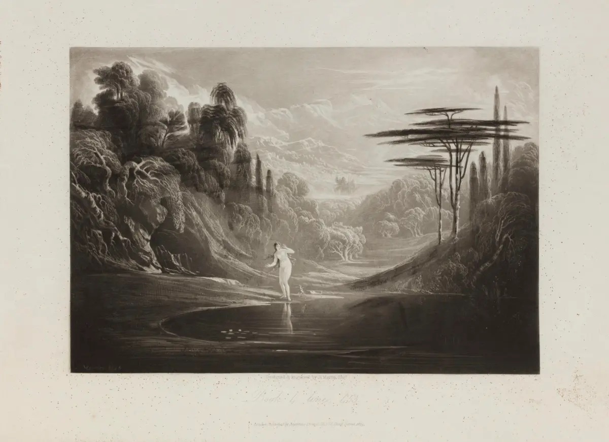 Eve in the garden of Eden, 1825 John Martin (1789 - 1854)