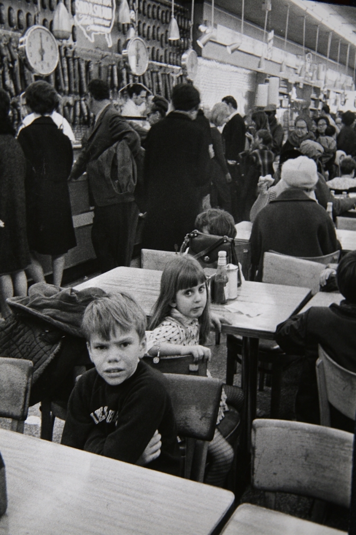 At Katz's deli, Lower East Side, NYC