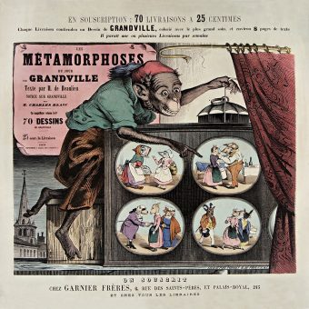 The Metamorphoses du Jour by JJ Grandville – 1829