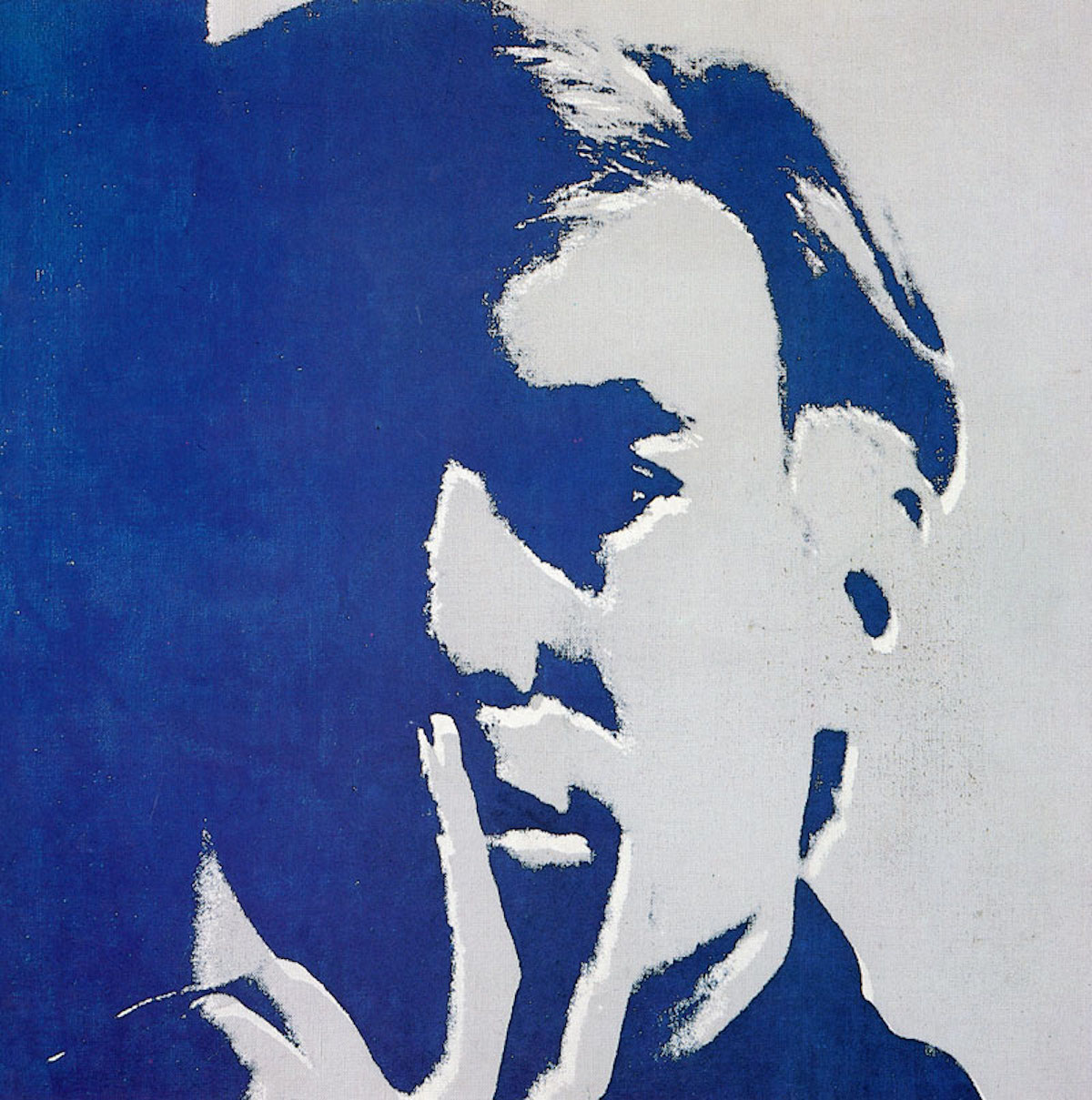 Andy Warhol, “Self Portrait” (1966), Oversized Card, Le Nouveau Musee, 1987