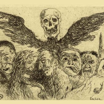 The Seven Deadly Sins Under Death’s Dominion by James Ensor, 1904