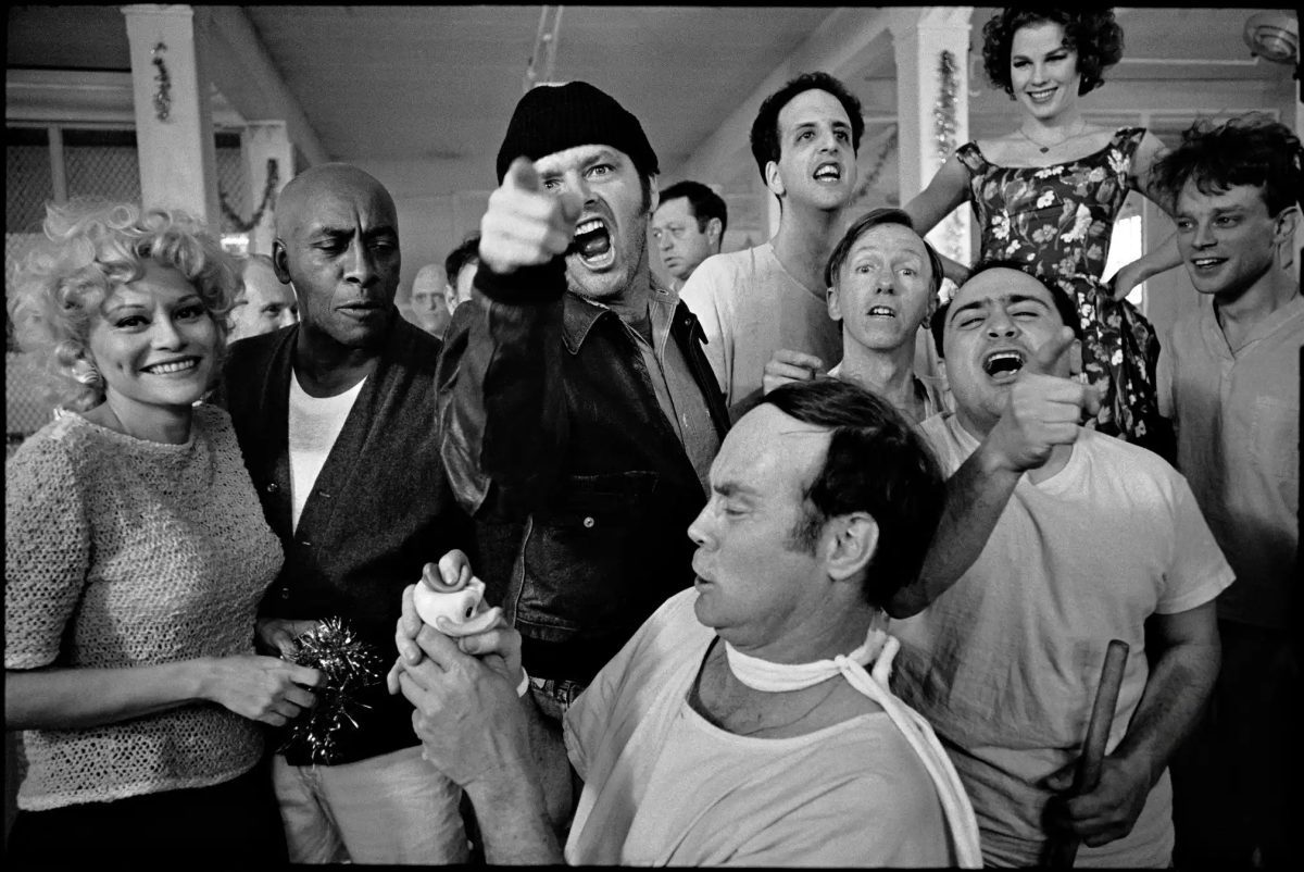 The Cast of One Flew Over the Cuckoo’s Nest Posing, Oregon State Hospital, Salem, 1974