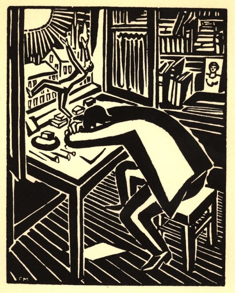 The Sun by Frans Masereel (1919)