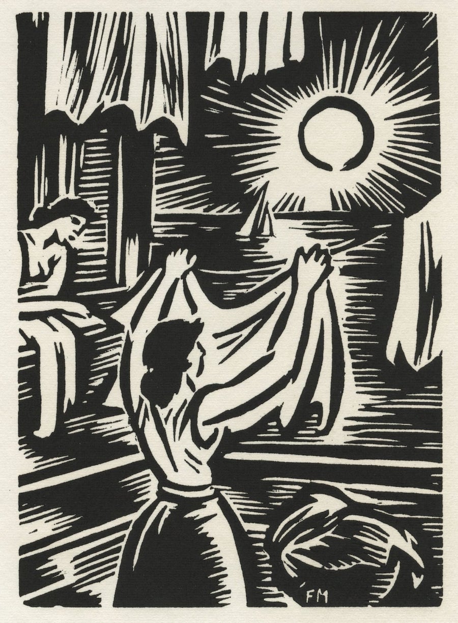 The Sun by Frans Masereel (1919)