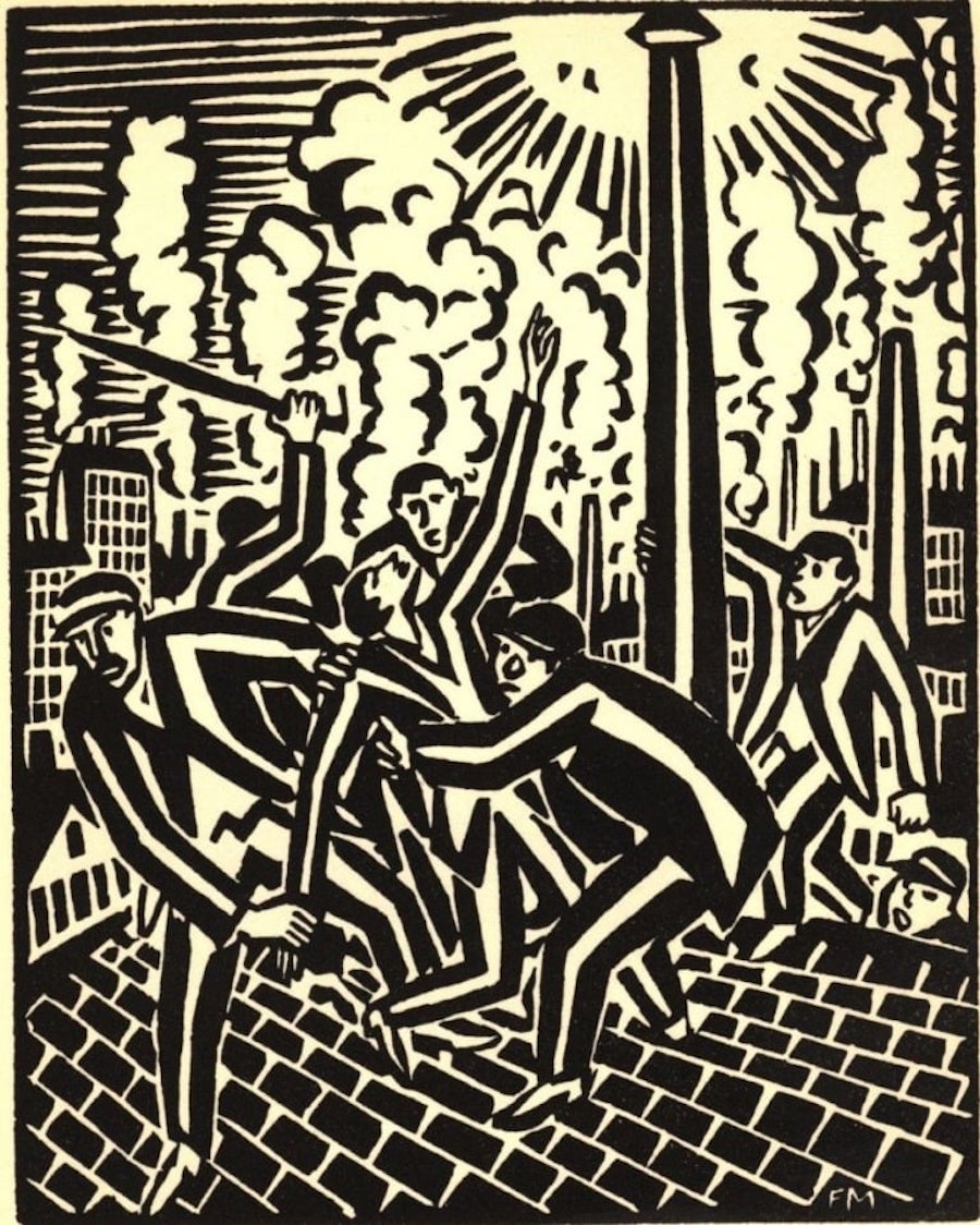 The Sun by Frans Masereel (1919)