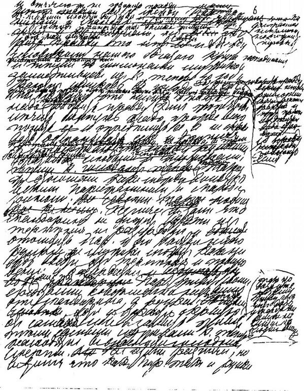 War and Peace handwritten by Leo Tolstoy