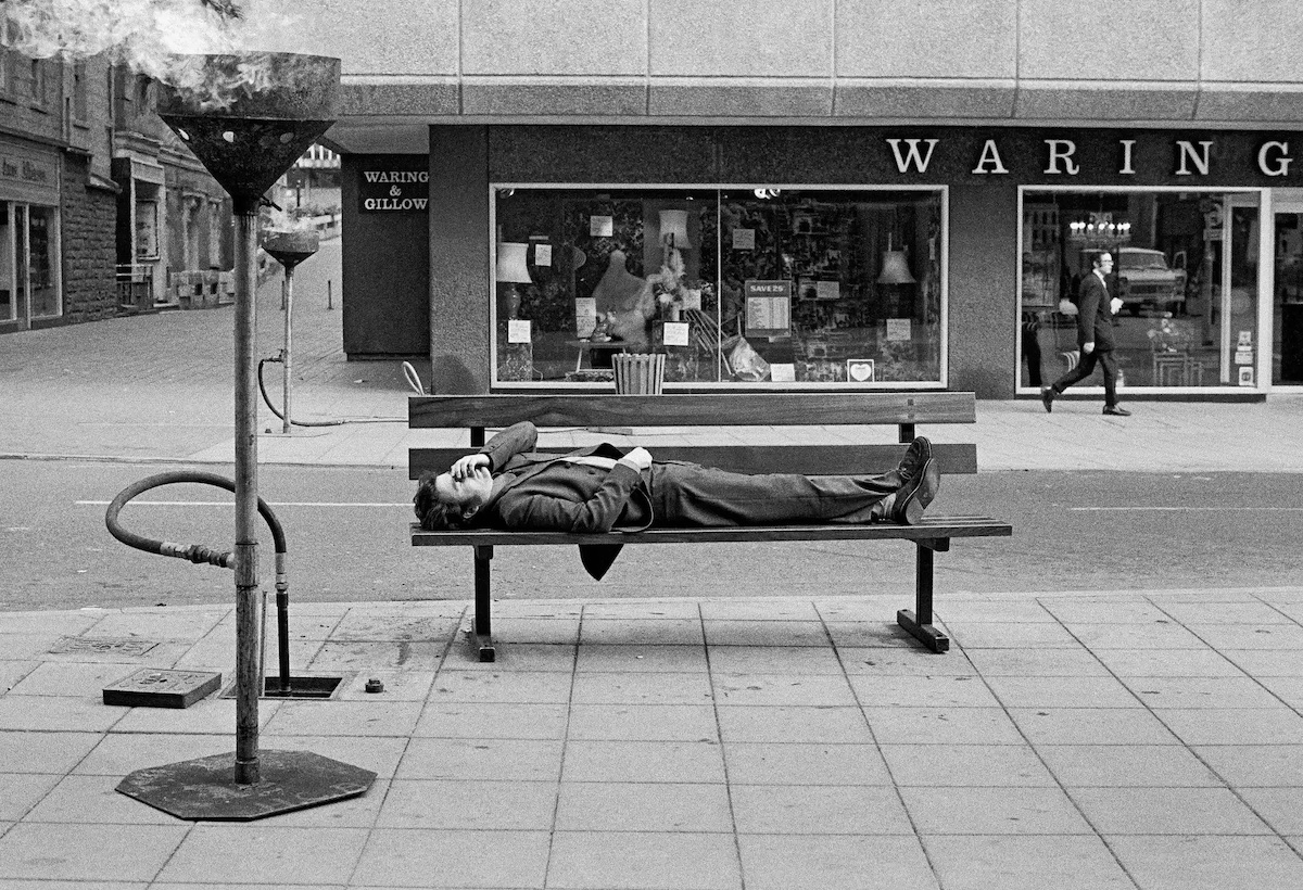 Afternoon of gas-conversion Sunday (town gas to North Sea Gas), Newcastle upon Tyne, 1974