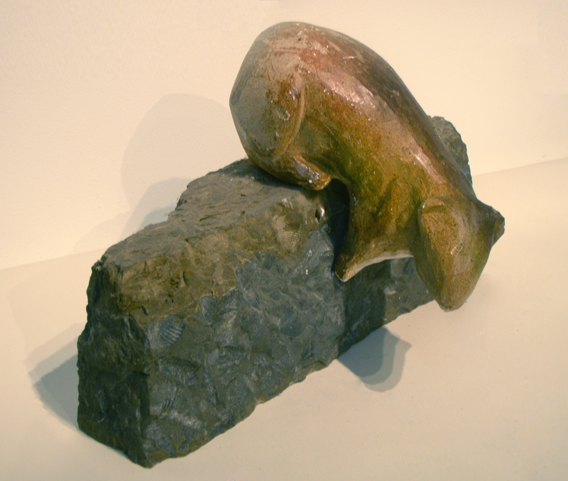 Christy Rupp, Jumping Down, Cast Plaster, 1979