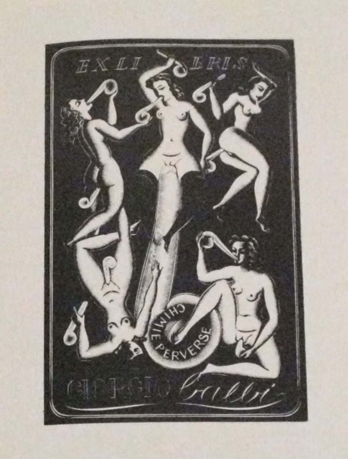 ex libris erotic bookplates