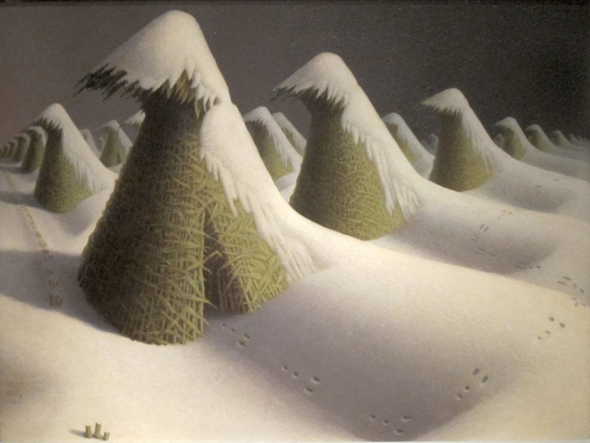 January, 1940–41, by Grant Wood